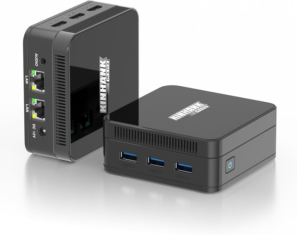 Mini PC N100 (do 3,4 GHz) 16 GB DDR5/512 GB M.2 SSD, Mini Komputer